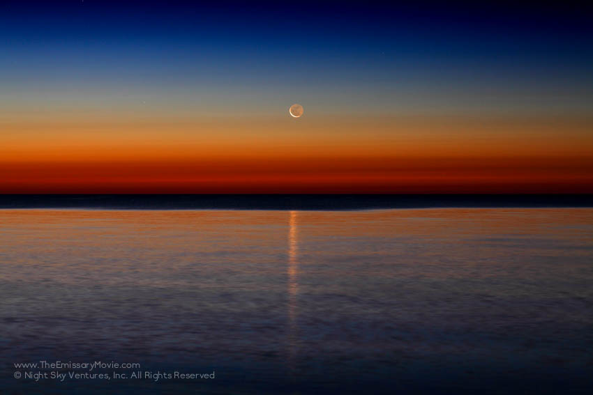 Moonrise Over Baileys Harbor by Tim Erskine
