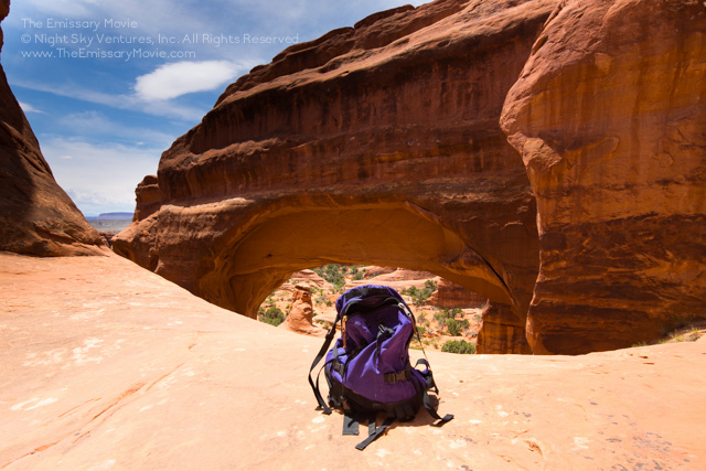 Koyper's Backpack at Turret Arch